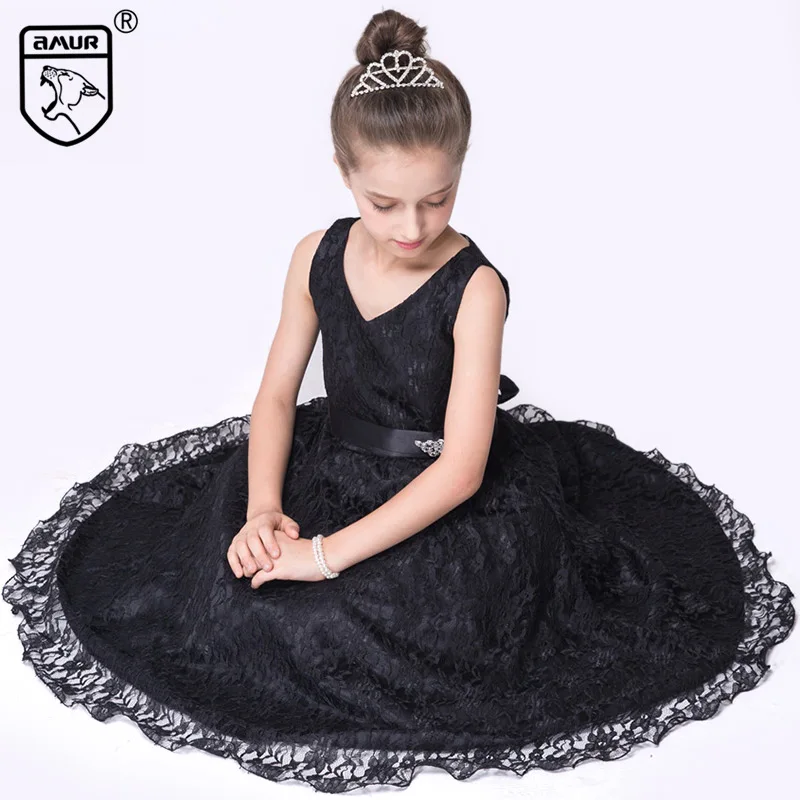 2017 Летнее платье для девочек Свадебная вечеринка принцессы Детская одежда без