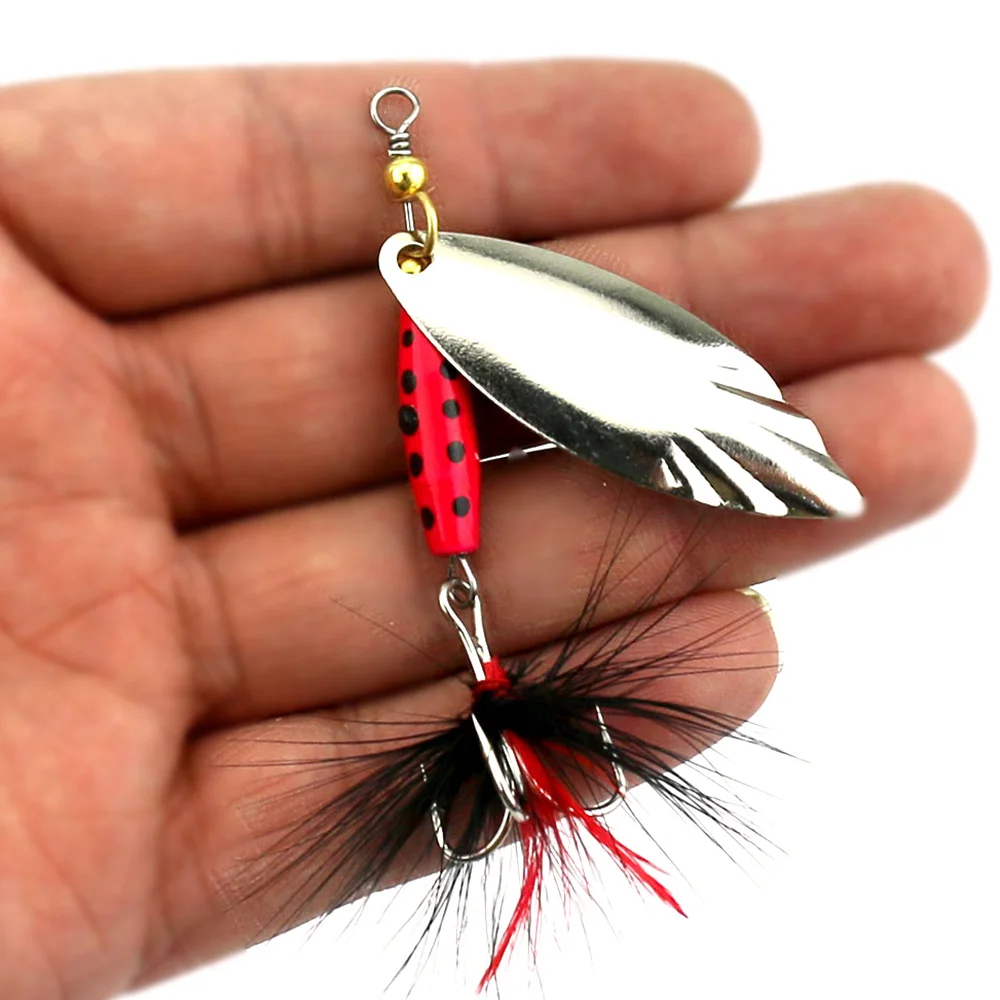 1 шт. приманка-Спиннер приманка для рыбной ловли металлическая ложка-качалка с