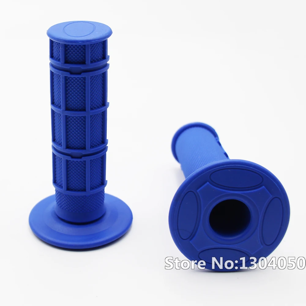 Синие Mx Synergy половинные вафельные ручки для мотокросса мягкие соединения Dirtbike