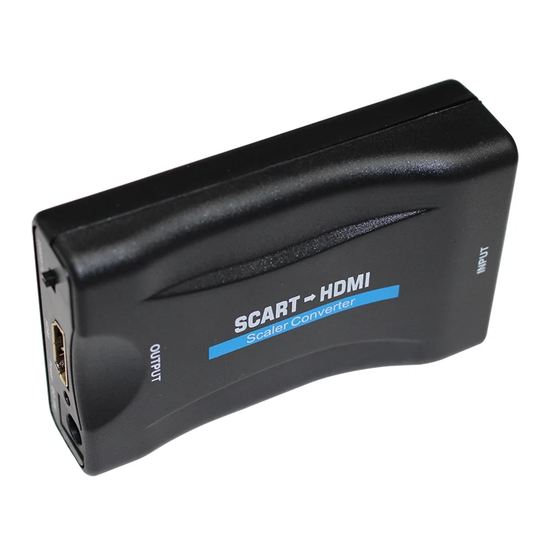 Преобразователь SCART в HDMI адаптер аудиосигнала HD с зарядным адаптером