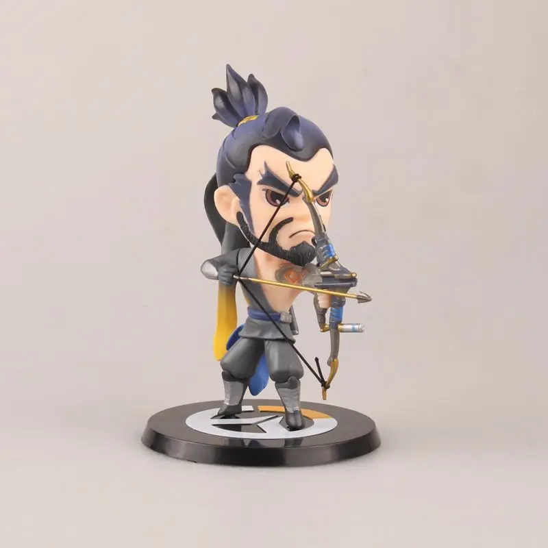 11 см мини Hanzo Soldier 76 Q Ver фигурка Heros Hochot игра японского аниме статуя ПВХ фанатов