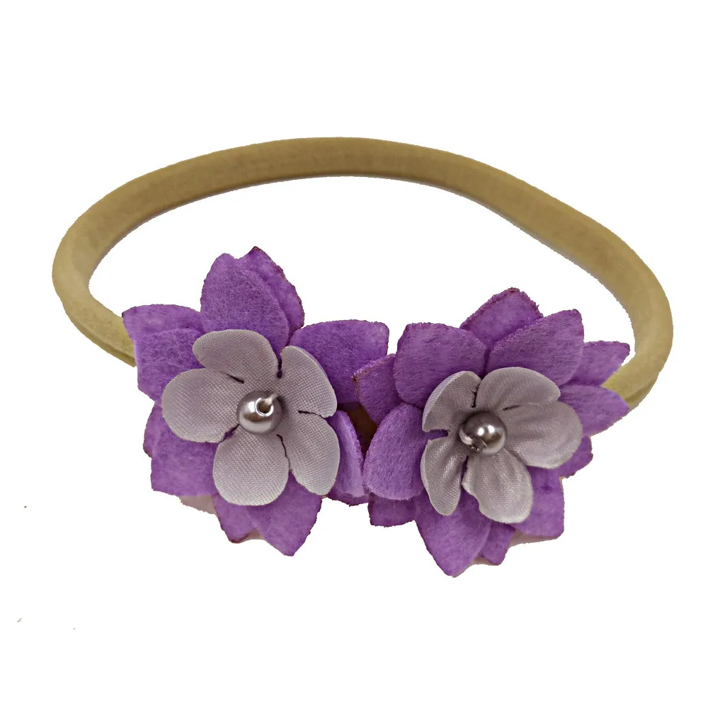 Baby Girls Headband Floral Elastic Hair Head Hairband Phtography Props Accessories Opaski Dla Niemowlaka Diadema Bebe | Детская одежда