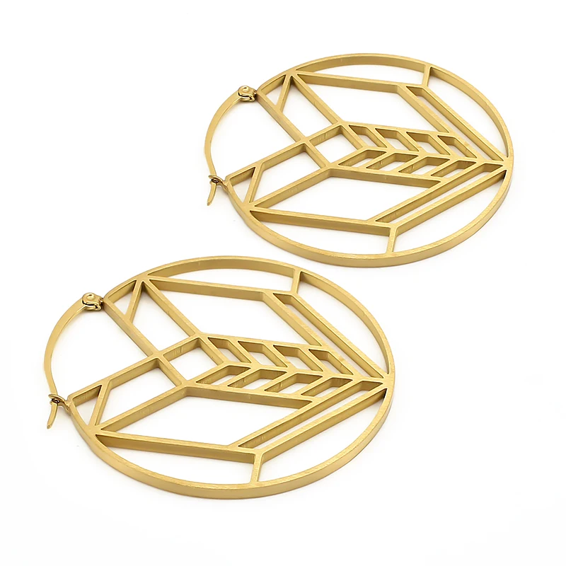 55 мм Диаметр серьги кольца для женщин массивные большие круглые преувеличенные