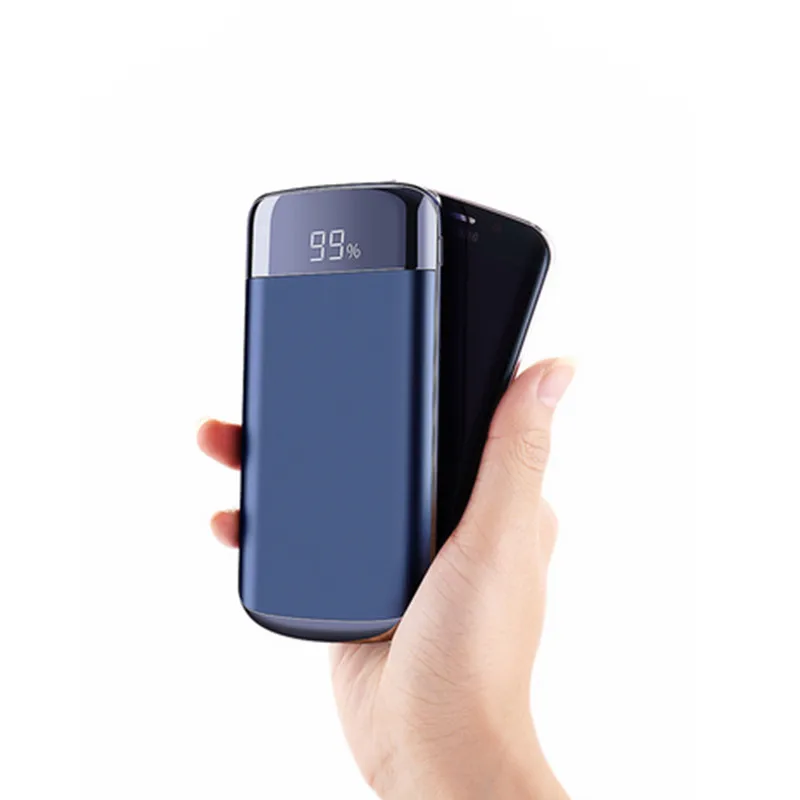 Внешний аккумулятор 30000 мАч портативный внешний 2 USB lcd power Bank зарядное устройство