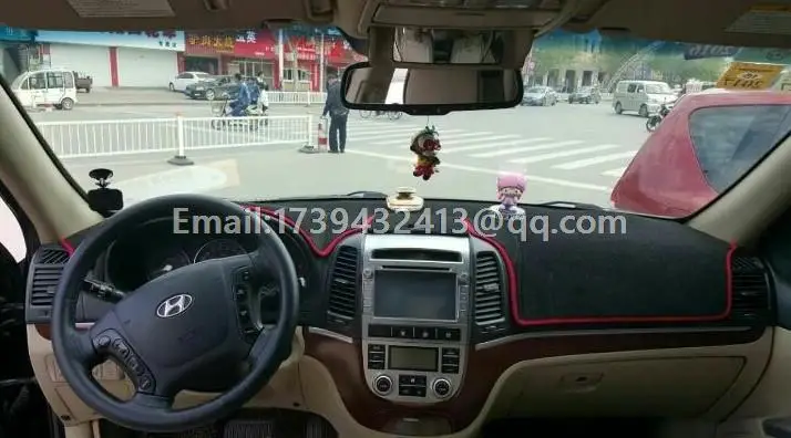 Dashmats автомобильные аксессуары для укладки приборной панели для hyundai santa fe 2006 2007 2008 2009 2010 2011 2012