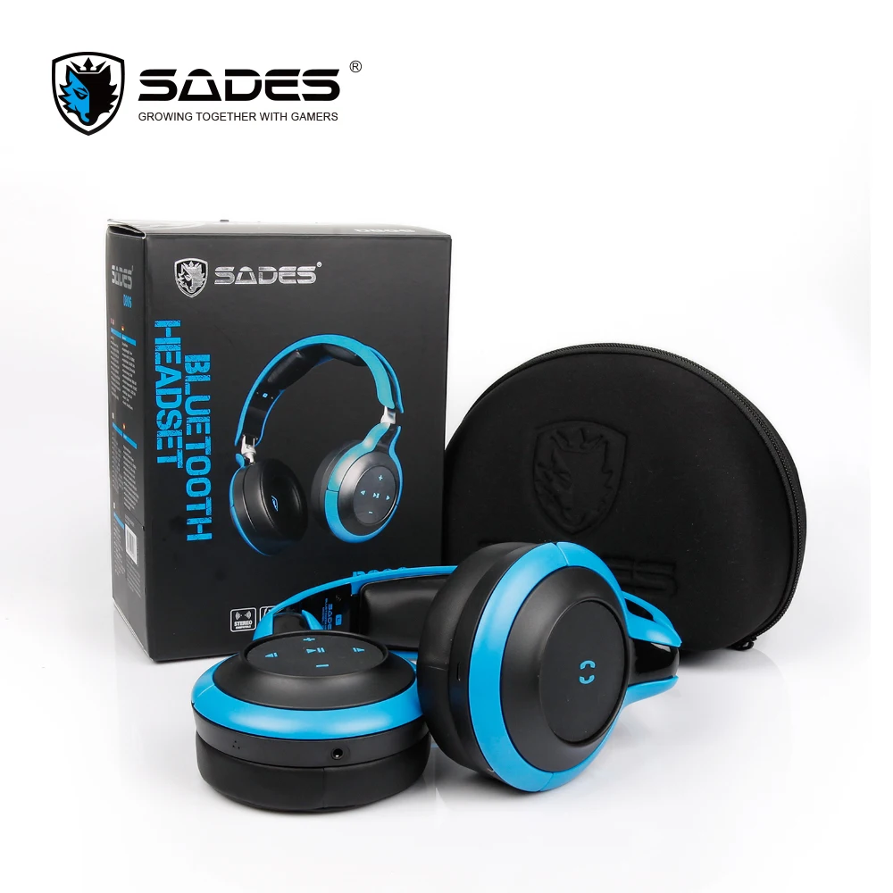 Беспроводные наушники SADES D806 Bluetooth 4 1 складная стереогарнитура для iOS Android Windows
