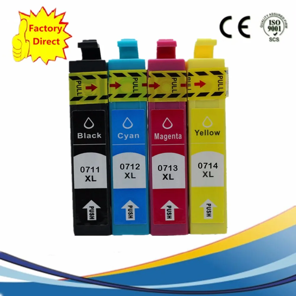 T0711 T0714 T0715 сменный картридж для принтера Stylus SX218 SX400 SX405 S21 SX110 SX115 SX215 SX210 SX205 SX200|ink