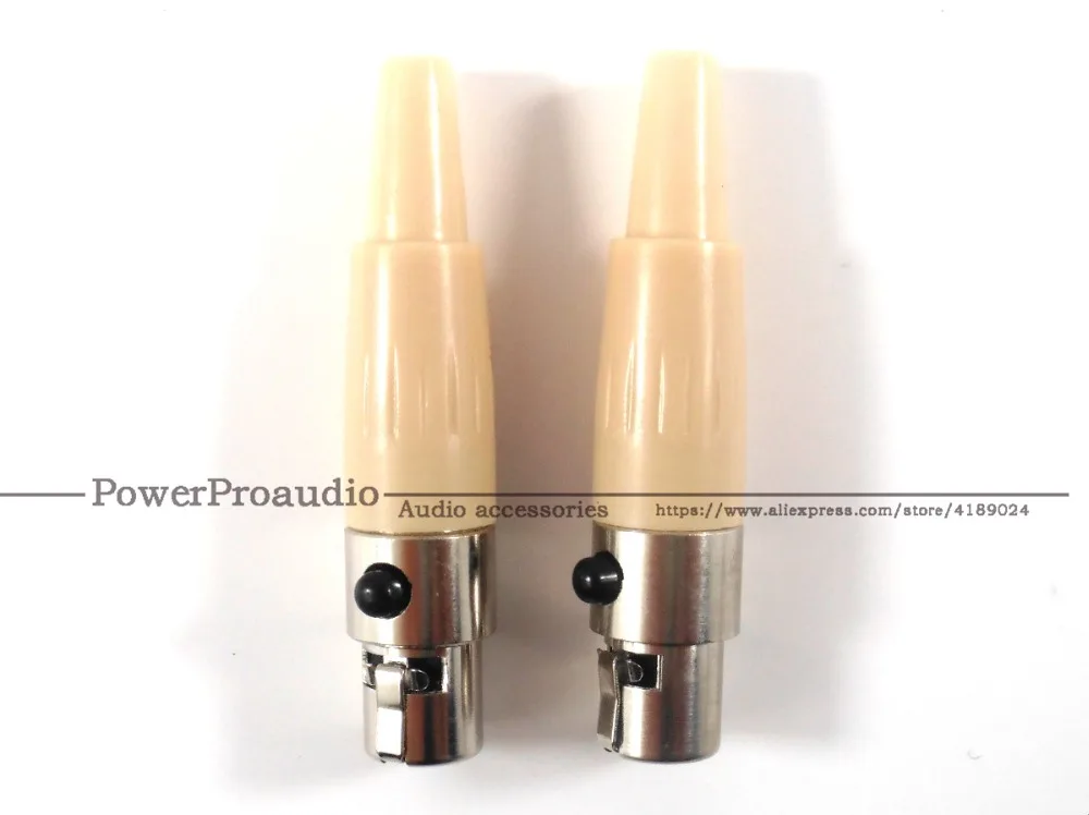 10 шт./лот XLR 4 Pin штекер микрофон аудио кабель Разъем для Shure|Аксессуары микрофонов|