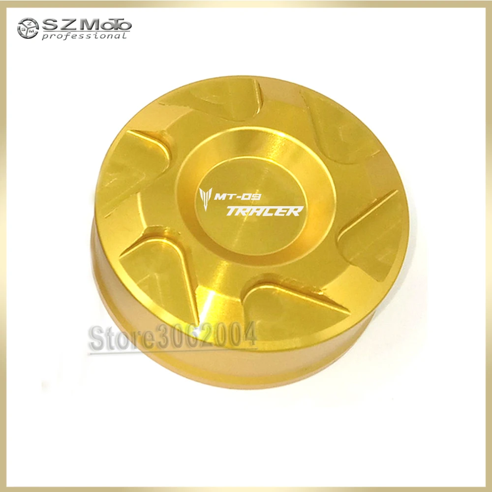 

For YAMAHA MT-09 MT 09 MT09 TRACER 2015-2018 16 Rear Brake Reservoir Cover Motorcycle Master Cylinder Oil Fluid Cap With Logo