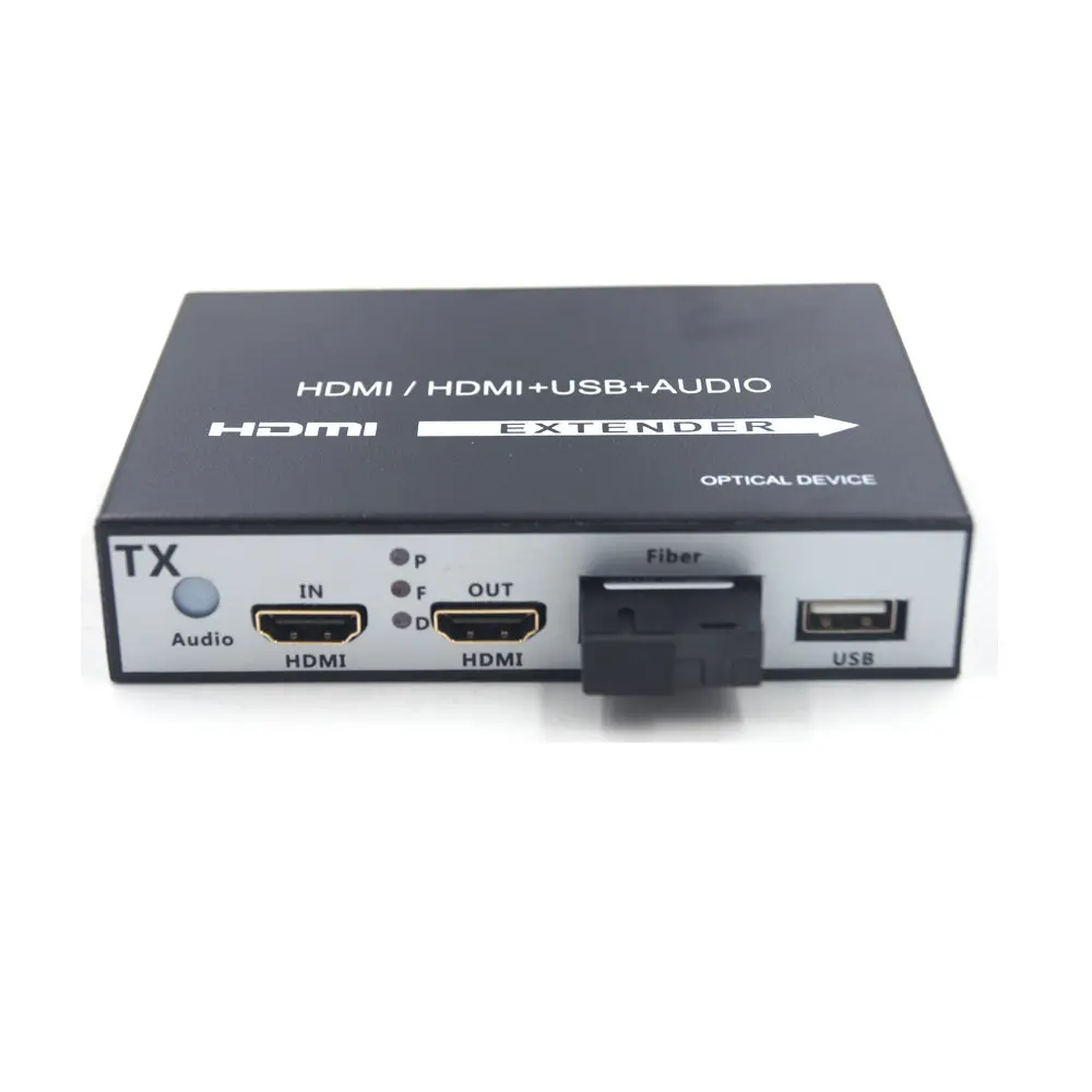 PUZHIJIE HDMI волоконно-оптический расширитель медиаконвертеры с KVM USB2.0 и loop out HD 1080p