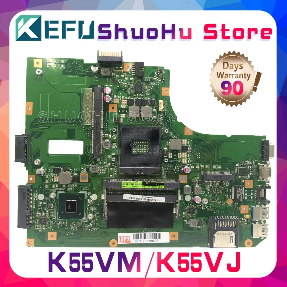 KEFU для ASUS K55VM K55VJ K55V R500V REV.2.0/2,1/2,2/2,3 GT630M/GT635/2G материнская плата ноутбука протестированная работа оригинальная материнская плата