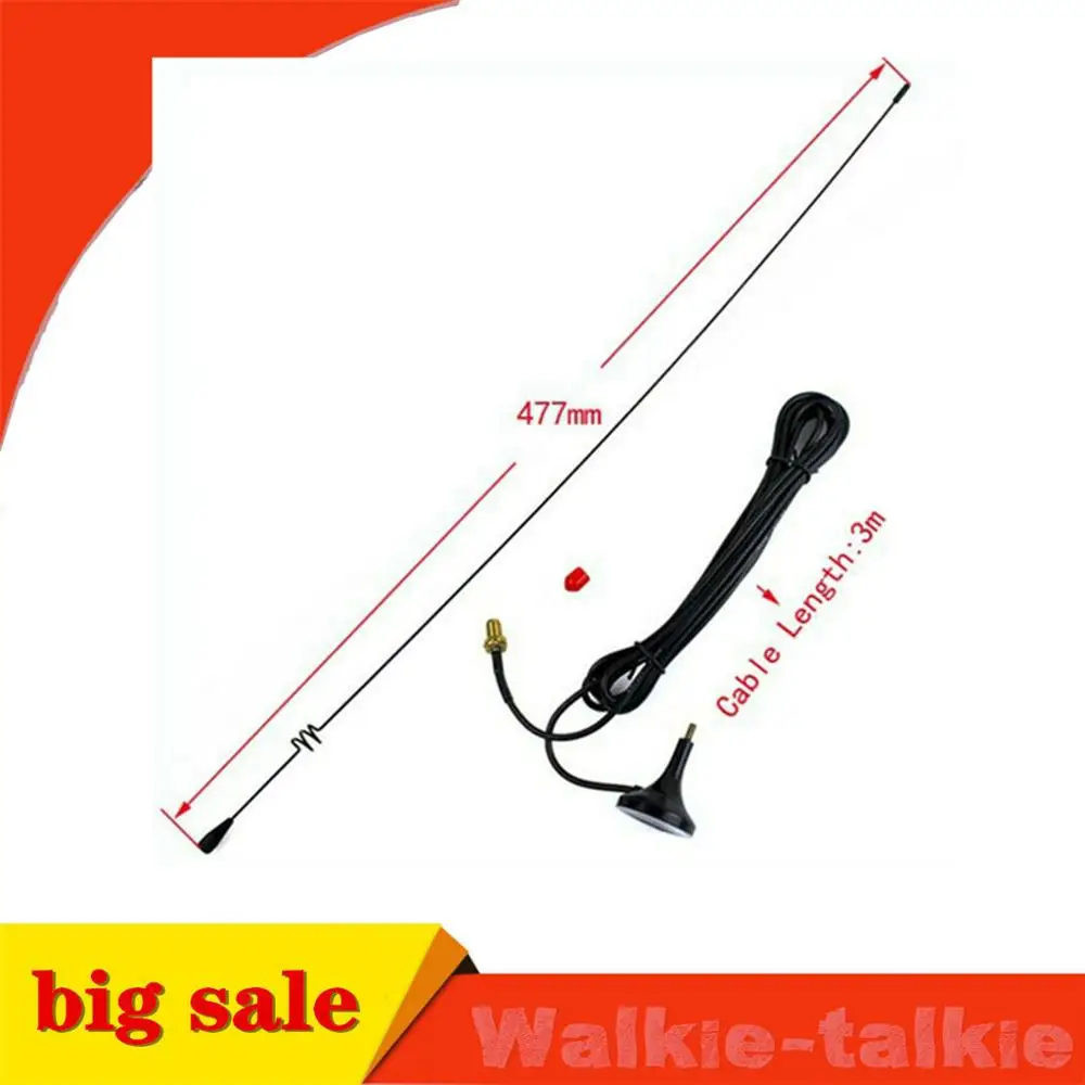 2 шт. Baofeng Радио Антенна автомобиля UT 108UV коэффициент усиления антенны SMA F UHF VHF