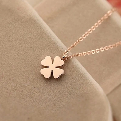 Современное стильное ожерелье YUN RUO в виде четырехлистного клевера Женские
