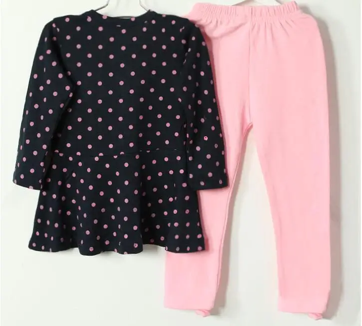 Mingzekids/осенняя одежда из двух предметов для маленьких девочек Розовая блузка в