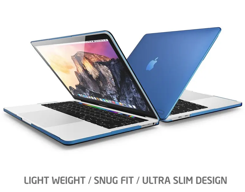 Для MacBook Pro 15 чехол с сенсорной панелью/Touch ID() A1990/A1707 i-Blason тонкий морозный жесткий чехол+ ТПУ бампер