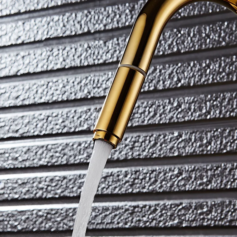 Кухонный смеситель кухонный для раковины однорычажный черный поворотный на 360