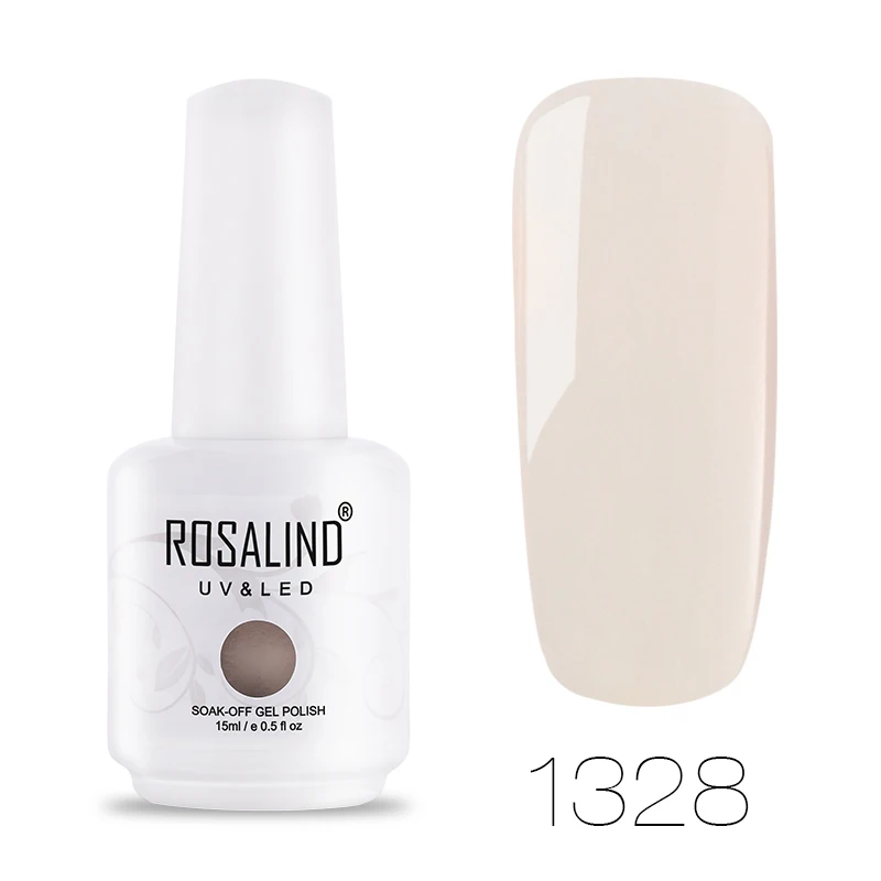 1328 ROSALIND гель 1S 15 мл 60 цветов лак для ногтей Vernis Гель-лак для ногтей полуперманентный впитывающий Гель-лак для ногтей - Цвет: 1328