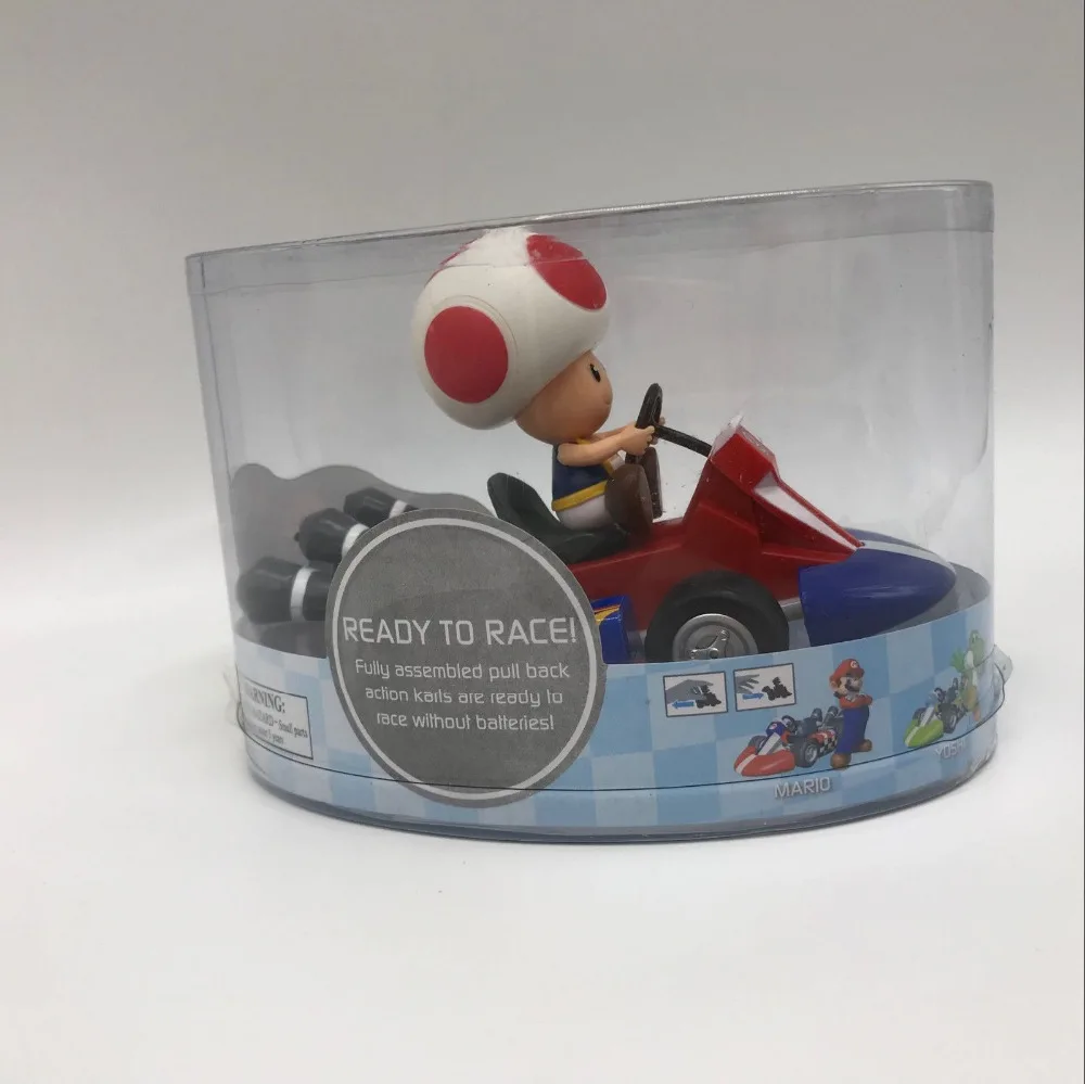 Super Mario Kart жаба задерживаете гоночная игрушка пластиковая фигура из ПВХ