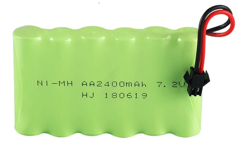 7,2 v 2400mah аккумуляторная батарея 7,2 v батарея 6* AA NIMH батарея для дистанционного управления электрические игрушки автомобили лодки освещение 1 шт