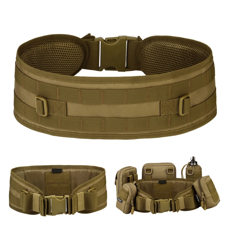Открытый тактический Пеший Туризм пояс Пояс Multi Применение Airsoft оборудования Combat