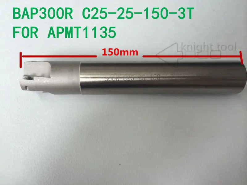 

BAP300R C25-25-150-3T BAP правый угол плеча Концевая мельница APMT1135 вставки