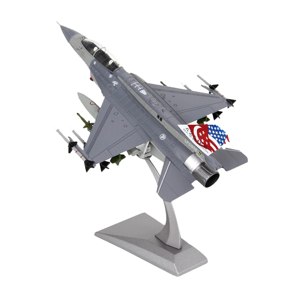1/72 Diecast Fighter Jet F16D Боевой сокол самолет модель здания для домашнего офиса