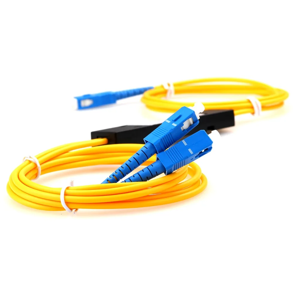 Бесплатная доставка одномодовый сплиттер LC/UPC 1x2 PLC волоконно оптический
