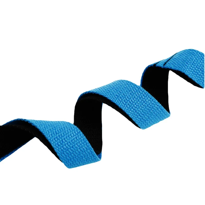 

New high quality 2.5 m assisted yoga stretch strength resistance pull band flexible belt flexible with 4 colors