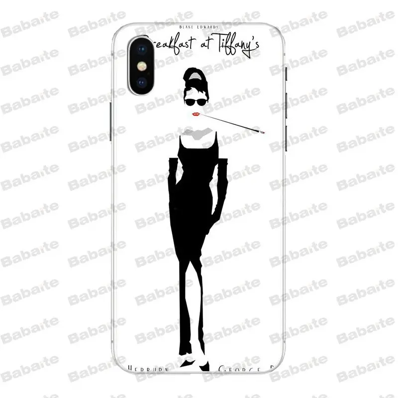 A15 Babaite Одри Хепберн Новинка чехол для телефона Fundas для iPhone X XS XR XSMax 6 6S 7 7plus 8 8Plus Xs 5 5S 5c SE11 11pro 11promax - Цвет: A15