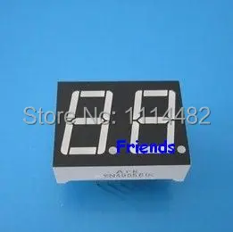 Бесплатная доставка 20 шт. LD-5261AG 2 цифры 0 56 &quotЗеленый 7-сегментный светодиодный