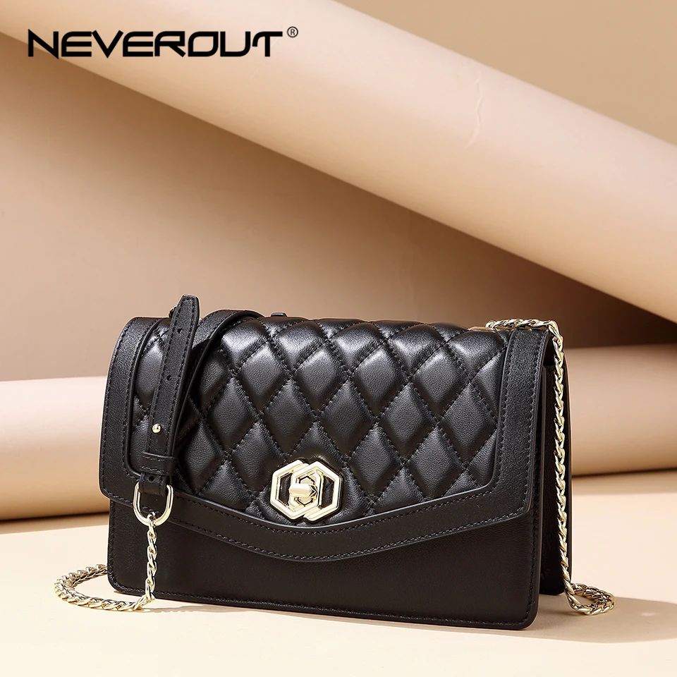 NEVEROUT 2019 сумки для девочек Клатчи из натуральной кожи женщин высокого качества