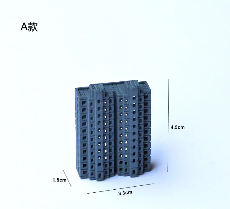HO N O scale 1/500-1/800 модель поезда ABS пластиковые строительные наборы