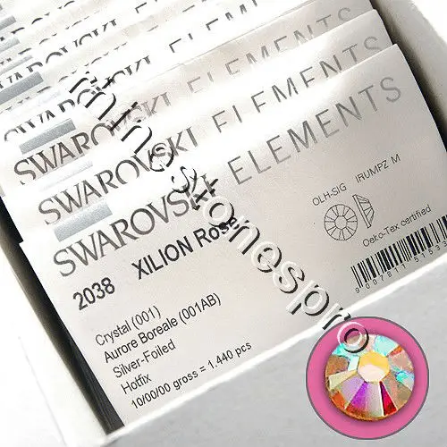 Ss14 оригинальные элементы Swarovski AB кристально чистые (001AB) 720 шт (без горячей