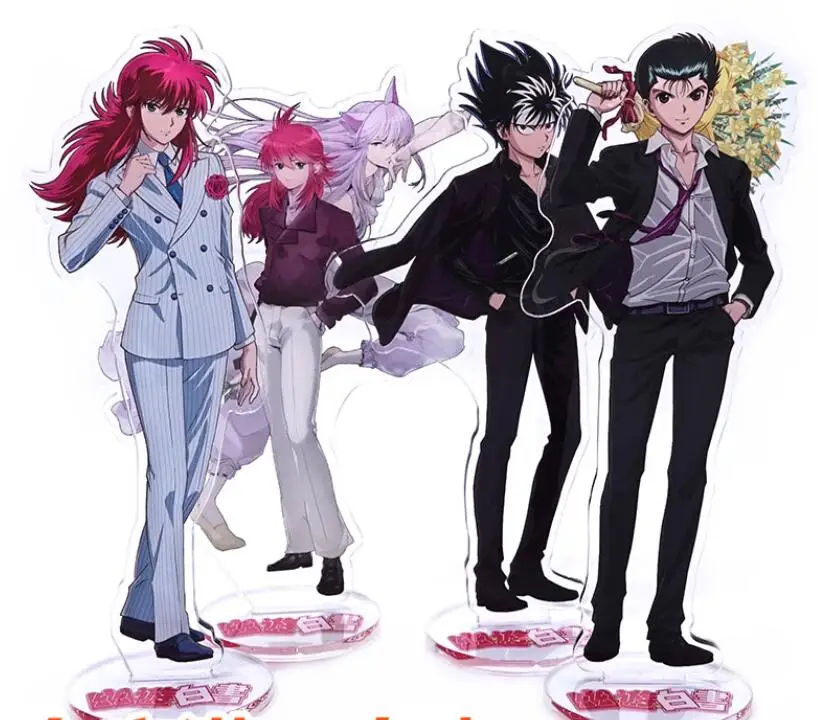 

Фигурка японского аниме 15 см YuYu Hakusho Kurama/фигурка героя из мультфильма «солнцезащитные тени» из акрила, Коллекционная модель, игрушки для мал...