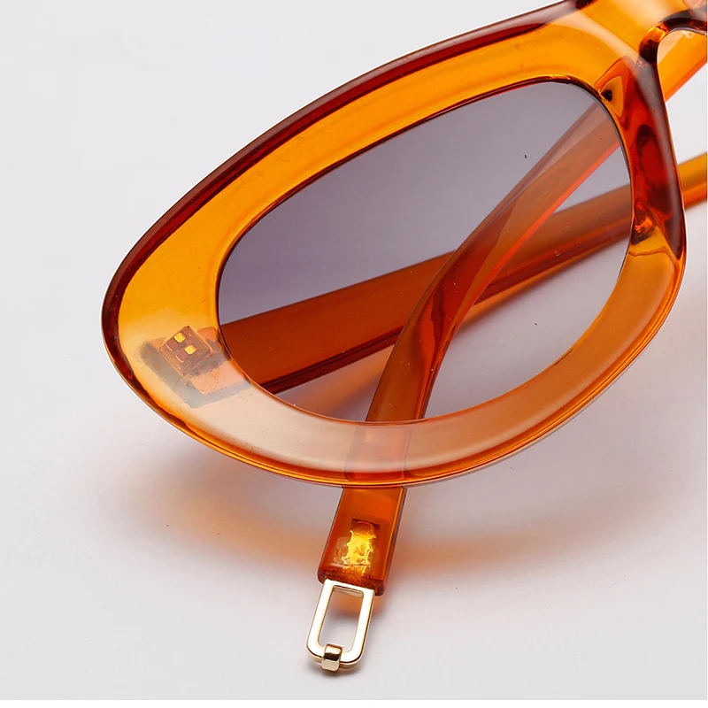 Очки солнцезащитные женские кошачий глаз с прозрачными линзами и защитой UV400 |