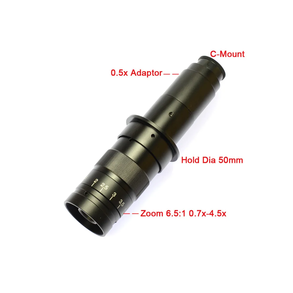 Горизонтальная стойка для стерео микроскопа настольная подставка 50 мм Держатель