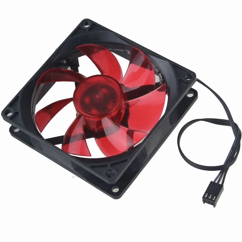 Gdstime 9225 92 мм x 25 90 12 В 3Pin красный светодиодный светильник с s Чехол для компьютера DC