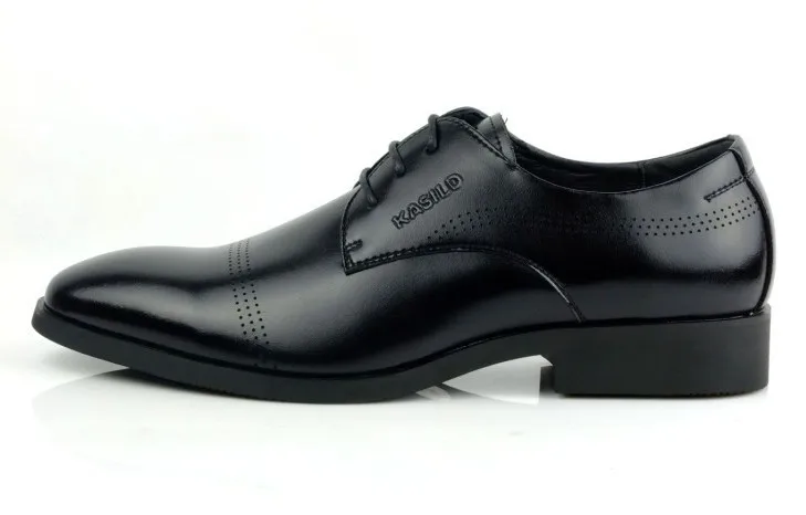 Free Shipping Italian Leather Shoes Authentic Men Business Suits Recreational Shoe Breathable | Обувь