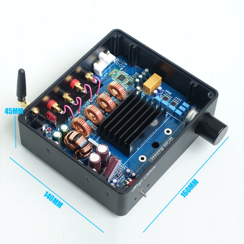 Автомобильный Bluetooth-усилитель Breeze Audio TAS5613 Class D Bluetooth 4 0 150 Вт * 2 12 В постоянного тока