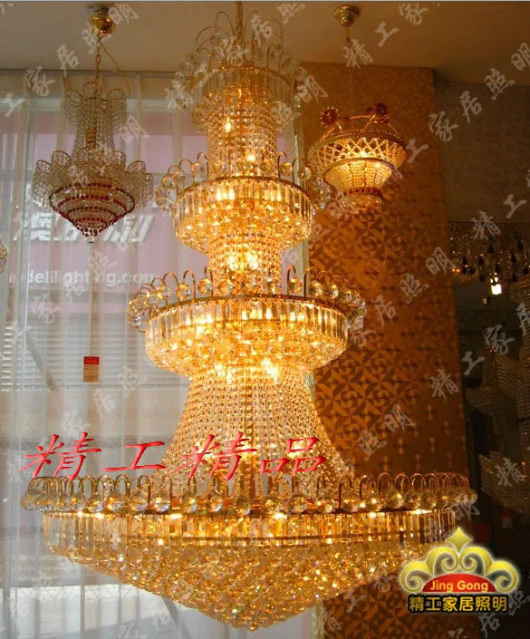 Двойная лестница длинный подвесной светильник вилла лобби отеля инженерной