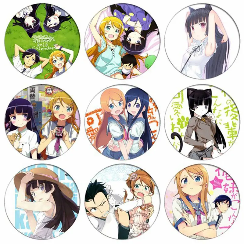 1 шт. брошь ore no imouto ga konnani kawaii wake nai значок косплея булавка Gokou Ruri милый