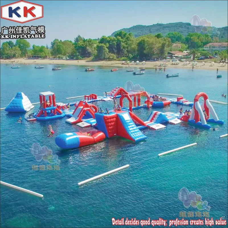 Наружное Надувное оборудование для аквапарка Sea Bay в Бразилии/гигантская