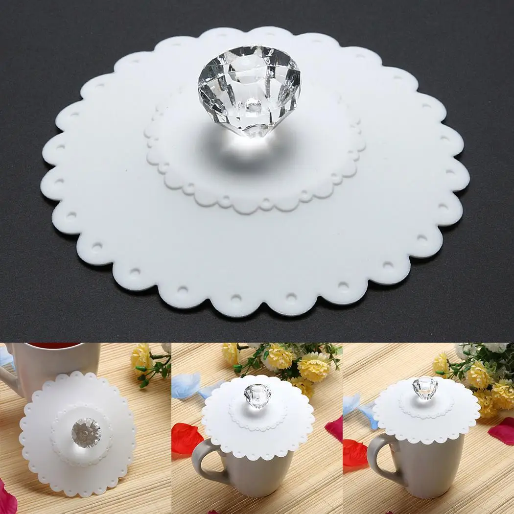 Прочная Пылезащитная круглая со стразами Ручка чашка светильник для крыши синий