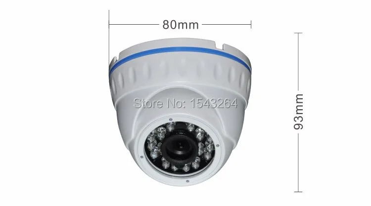 Новый type1280 * 720 P H.264 1.0 мегапиксельная HD Onvif IP Камера P2P indoor 24 шт. ИК-светодиодов ИК- С