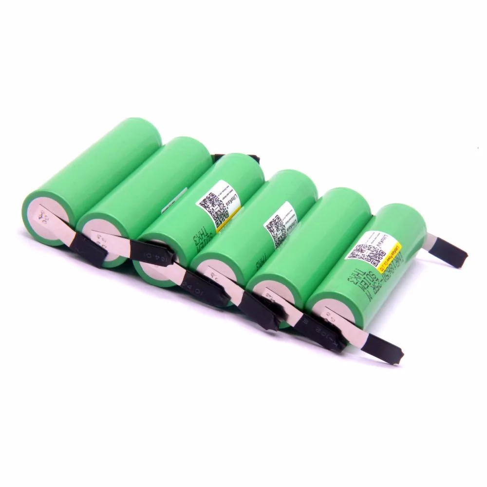 Liitokala 100 шт. новый бренд 18650 2500 мАч аккумуляторная батарея 3 6 В INR18650 25R M 20A разряд + DIY