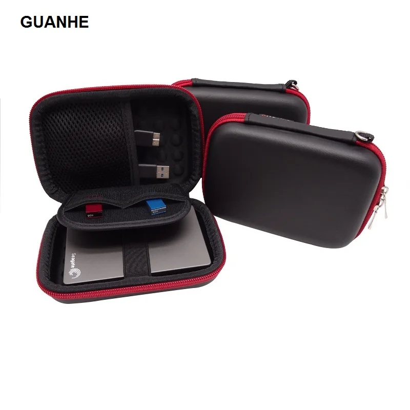 GUANHE EVA противоударный жесткий чехол для переноски для WD 1 ТБ 2 ТБ USB 3,0 мой паспорт портативный внешний жесткий диск