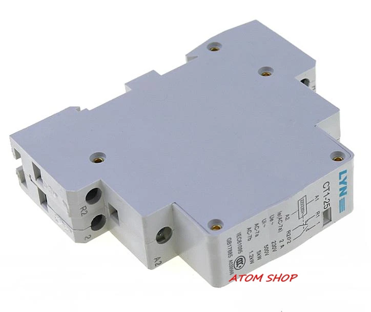 CT 2P 20A 220V 1NO 1NC AC контактор для дома/бытовой КОНТАКТНЫЙ модуль LYN|ac contactor|contactor ac1no 1nc |