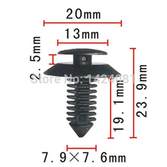 

100x OEM двери Панель клип; N805155-S для FORD