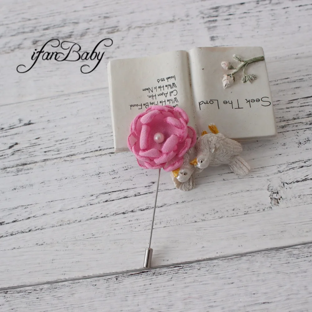 Для мужчин женщин цветок с лацканами Булавки Броши для платье Интимные