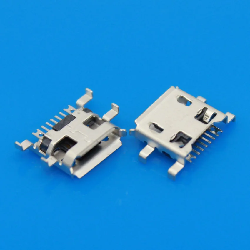 100 шт./лот Micro usb разъем для зарядки 5pin 4SMT ножка Blackberry/Lenovo/OPPO/ZTE V880 U880 N880S N760 Huawei C8650 Y220